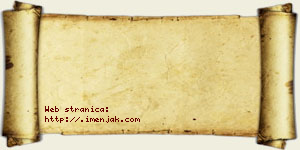 Tanasije Adamović vizit kartica